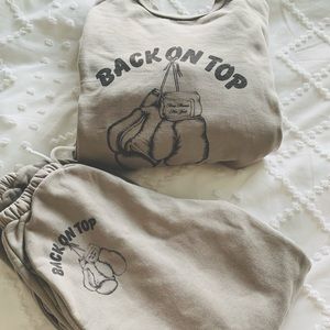 Heavy Manners BACK ON TOP Sweatshirt